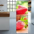 thumbnail image 1 of Fruit Strawberry Print Refrigerator Sticker Vinyl Poster Removable Fridge Door Wallpaper Decal Furniture Home Kitchen Decor, 1 of 5