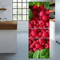thumbnail image 1 of Fruit Strawberry Print Refrigerator Sticker Vinyl Poster Removable Fridge Door Wallpaper Decal Furniture Home Kitchen Decor, 1 of 5