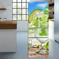thumbnail image 1 of Fruit Strawberry Print Refrigerator Sticker Vinyl Poster Removable Fridge Door Wallpaper Decal Furniture Home Kitchen Decor, 1 of 5
