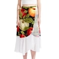thumbnail image 1 of Fruit Stunning Chiffon Beach Dress with Polyester Straps - Summer Dress for Beach Skirt Look, 1 of 6