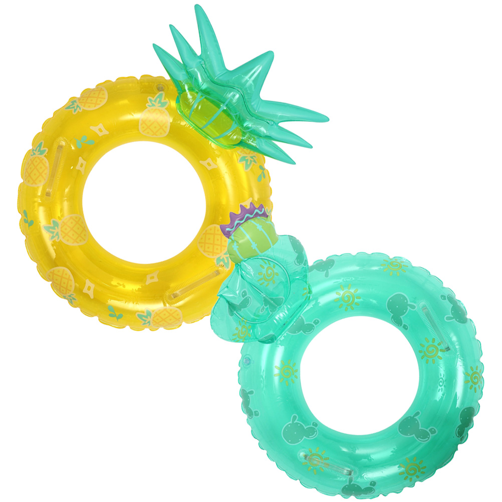 Fruit Swim Ring Inflatable Swimming Pvc Hair Dryers Pools for Adults