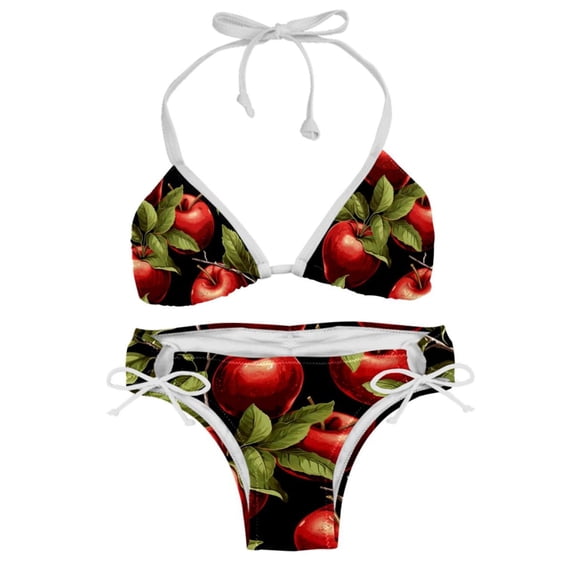 Fruit Swimsuit Women Bikini Set Two-Pack Detachable Sponge Adjustable Strap for Swimming Suits Beachwear