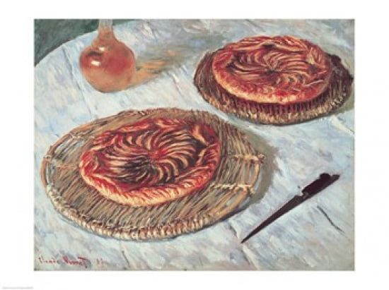 Fruit Tarts 1882 Canvas Art - Claude Monet (24 x 18)