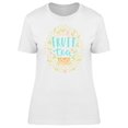 thumbnail image 1 of Fruit Tea Floral Doodles Tee Women's -Image by Shutterstock, 1 of 2