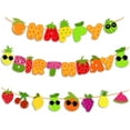 thumbnail image 1 of Fruit Theme Birthday Party Decorations Happy Birthday Banner Orange, Strawberry, Watermelon, Pineapple Fruit Patterns Garland for Summer Fruit Birthday Party Baby Shower Supplies, 1 of 4