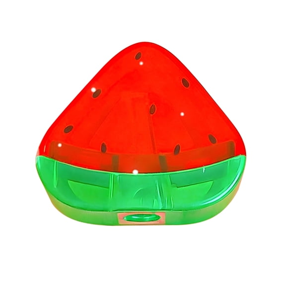 Fruit Themed Pencil Sharpener, Watermelon Design Manual Sharpener for Students Stationery, Desk Decor
