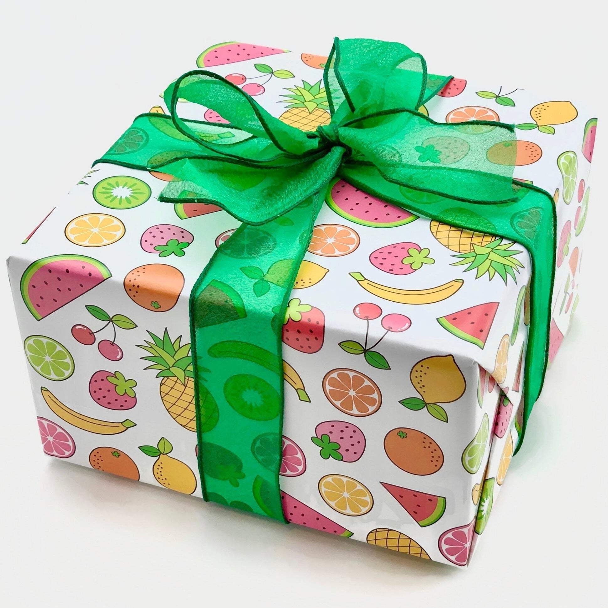 RUSPEPA Carta Da Regalo Rotolo Con Motivo Anguria - Design Estivo Fruttato, 43,2 Cm X 5 M, Ideale Per Compleanni E Feste Tropicali