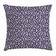 thumbnail image 1 of Fruit Throw Pillow Cushion Cover, Pattern with Abstract Figs in Purple Shades Healthy Eating Dieting, Decorative Square Accent Pillow Case, 18 X 18 Inches, Blue Violet Purple Ivory, by Ambesonne, 1 of 2