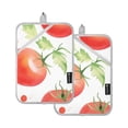 thumbnail image 1 of Fruit Tomatoes Pot Holders Set of 2 Heat Resistant Kitchen Oven Gloves Potholder Cooking Baking Microwave Mitts, 1 of 7