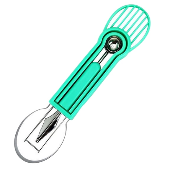 Fruit Tool Set under $5! Yrmaups 3 in 1 Fruit Baller Set, Stainless Steel Melon Baller with Carving Knife, Fruit Slicer for Kitchen, Fruit Platter, Garnish Tool