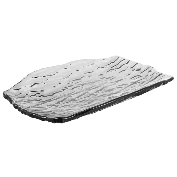 Fruit Tray Bark Pattern Glass Plate Japanese-style Household Decorative Trays Stained