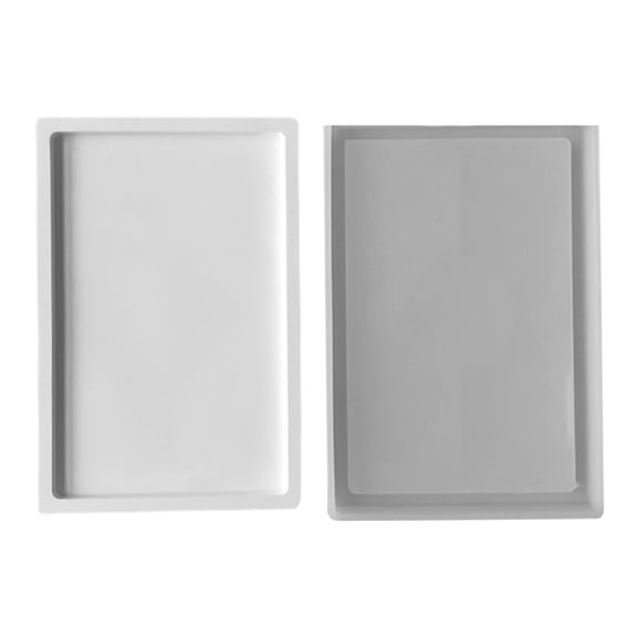 Fruit Tray Molds Silicone Resin Plate Moulds Rectangular Jewelry Dish Molds Silicone for Resin Casting Tray