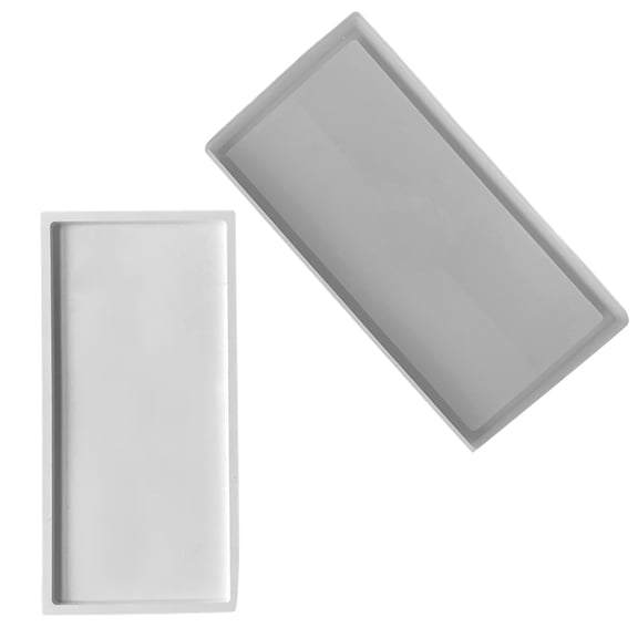 Fruit Tray Molds Silicone Resin Plate Moulds Rectangular Jewelry Molds Silicone for Resin Casting Tray