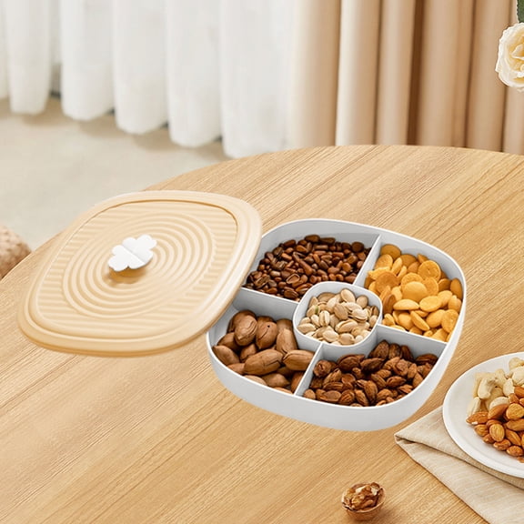 Fruit Tray Snack Box, Multi-layer Detachable Design, Hygienic Food-grade Plastic, Easy-clean Storage Container, Coffee Table Organizer, Topliu