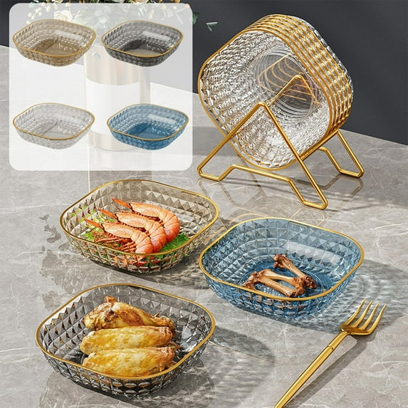 Fruit Tray, Snack Tray Ceramic Serving Platter for Entertaining, Gifts for Hosts