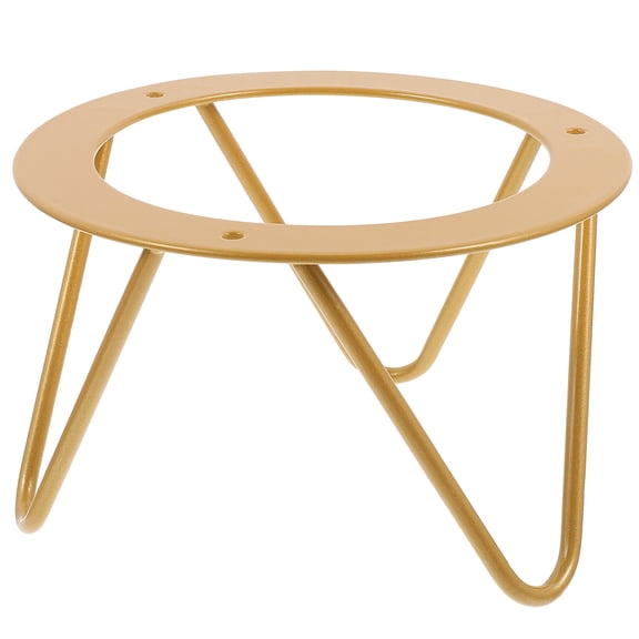 Fruit Trays Decorative Glass Balls Furniture Base Serving Round Iron Stand Storage Rack