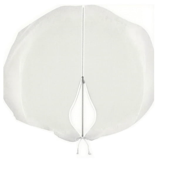 Fruit Tree Netting with 2-Way Zipper & Drawstring - Garden Plant Net Pest Barrier to Prevent Cicadas Bird Squirrel Deer - Bug Protection for Blueberry Tomato with Fine Mesh Insect Cover (1 Pack)