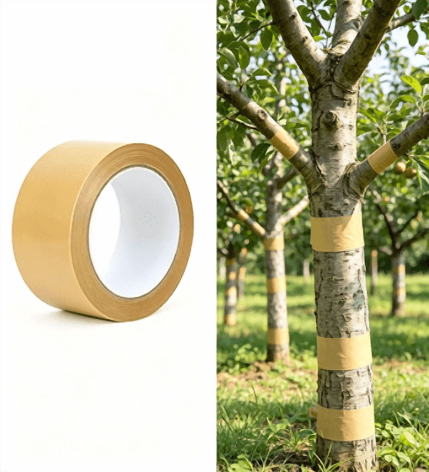 Stick Off Tree Fruit Tree Protection Tape, Lantern Fly Tree Tape, Caterpillar Tree ...