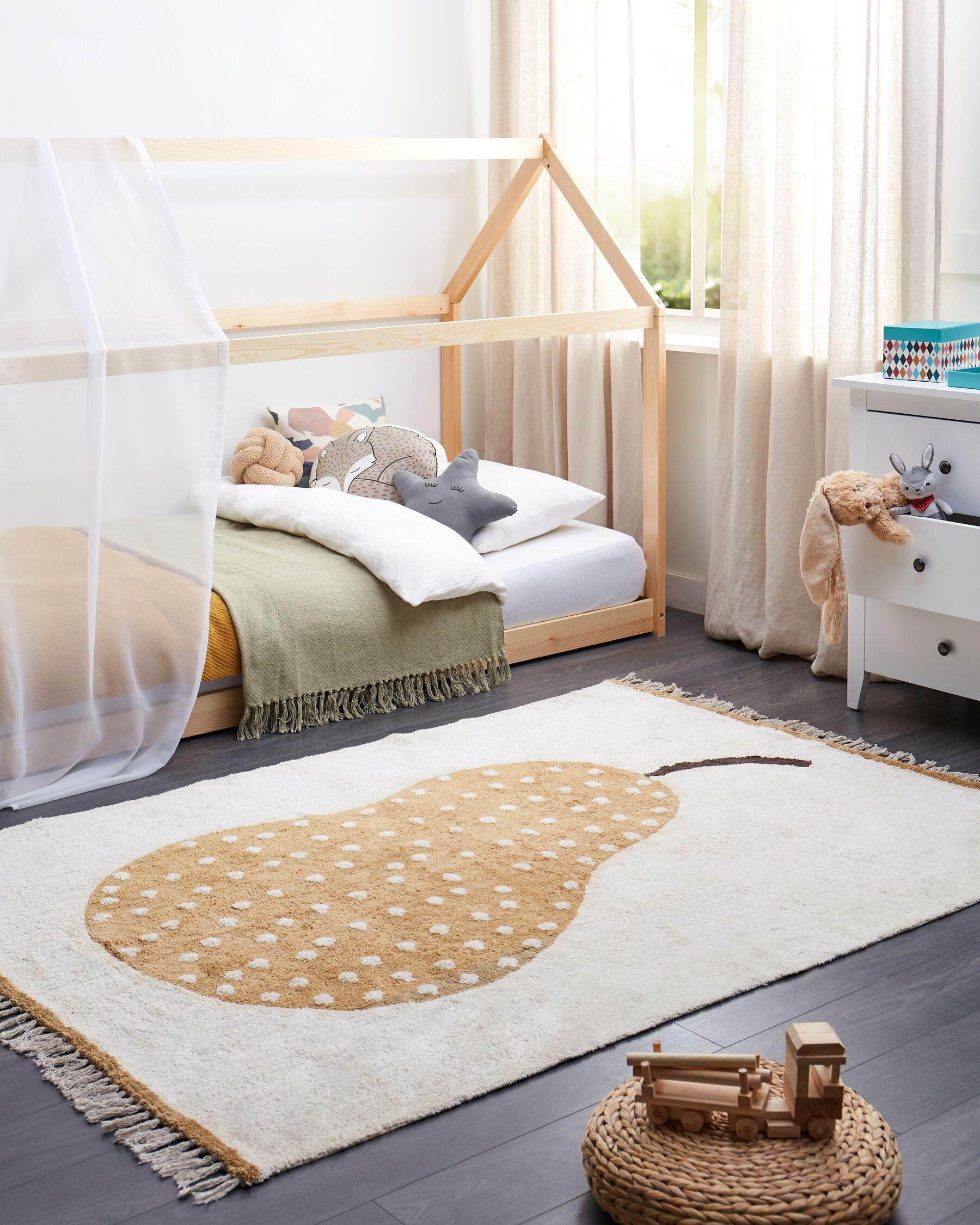 Fruit Tufted Rug | Fruit Print Tufted Rug | Pear Fruit Rug | Kitchen ...