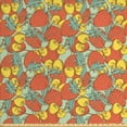 thumbnail image 1 of Ambesonne Fruit Fabric by the Yard Upholstery, Vintage Cherry and Strawberry, 10 Yards, Multicolor, 1 of 4