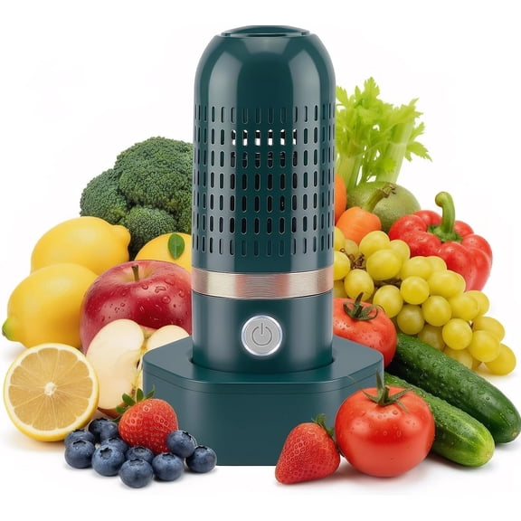 Fruit and Vegetable Cleaning Tool, Wireless Rechargeable Food Washer | OH-ion Purification Technology, IPX7 Waterproof, for Fruits, Veggie, Grains, Rice, for Meat, Seafood