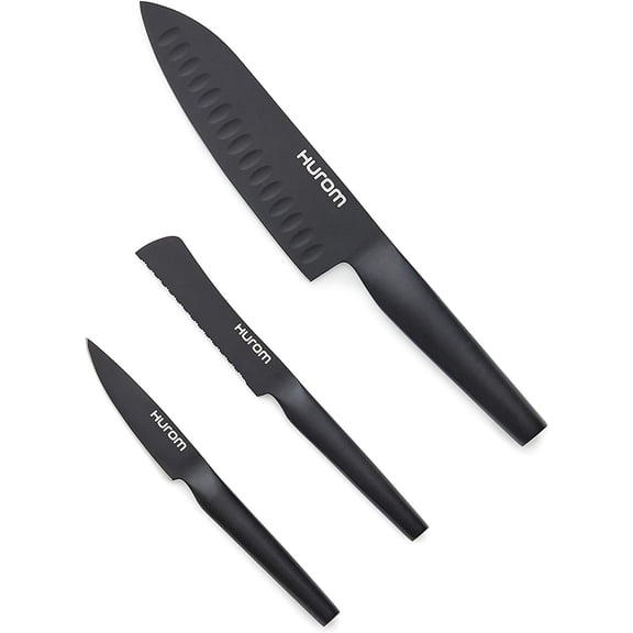 Fruit & Vegetable Knife Set, Matte Black