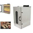 thumbnail image 1 of Fruit Vegetable Pet Food Dryer Dehydrator Stainless Steel 20 Layers, 1 of 12