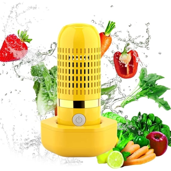 Fruit and Vegetable Purifier Cleaner Washing Machine Capsule Shape Disinfection OH-ion Purification Technology for Cleaning Veggie Grains Rice Meat Seafood