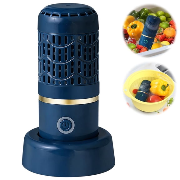 Fruit and Vegetable Purifier Cleaner Washing Machine, Upgraded Capsule Shape Cleaner Device OH-ion Purification Technology for Cleaning Veggie Grains Rice Meat Seafood