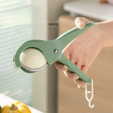Fruit & Vegetable Slicer Salad Scissors Strawberry Slicer, Banana Kiwi Cutter Mushroom Slicers Egg Slicers Vegetable Cutters Multifunctional Fresh Platter Making（Green）