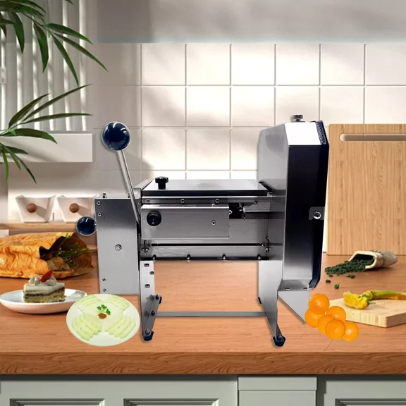 Fruit Vegetable Slicing Machine Cabbage Shredder Silver Commercial Potato Slicer