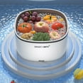 thumbnail image 1 of Fruit And Vegetable Washing Machine, PP Cleaning Basket, Battery Powered, 5W, With Drainage Basket, Large Capacity, Suitable For Cleaning Vegetables Fruit Meat Shellfish, 1 of 7