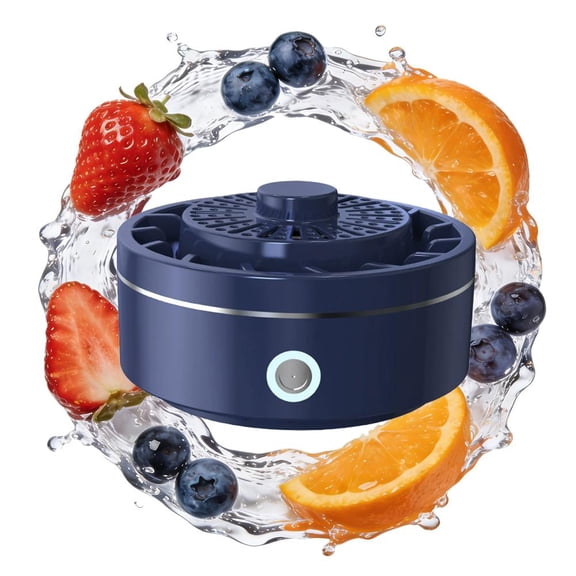 Fruit and Vegetable Washing Machine, Rotatable Fruit and Vegetable Purifier, Waterproof Automatic Washer Spinner Machine, Electric Fruits Cleaner for Vegetables Grain Meat