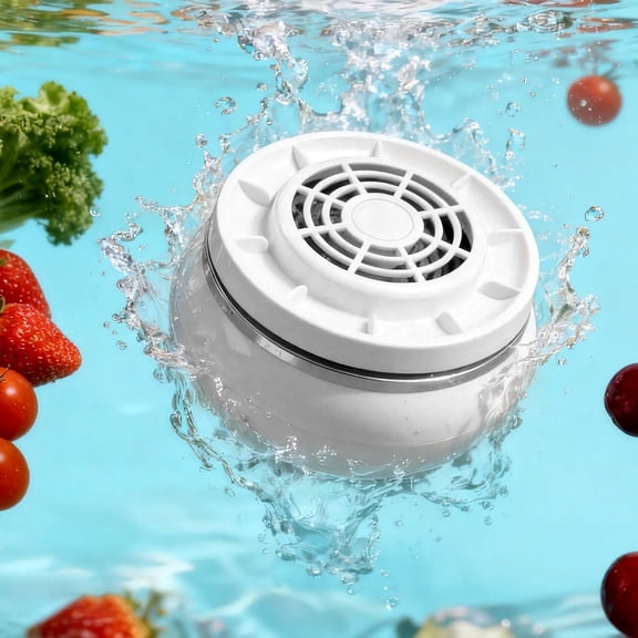 Fruit and Vegetable Washing Machine, Upgrade Wireless Fruit Cleaner Device, Titanium Electrolysis Fruit and Veggie Cleaning Machine, Waterproof Food Purifier for Fruits, Vegetables