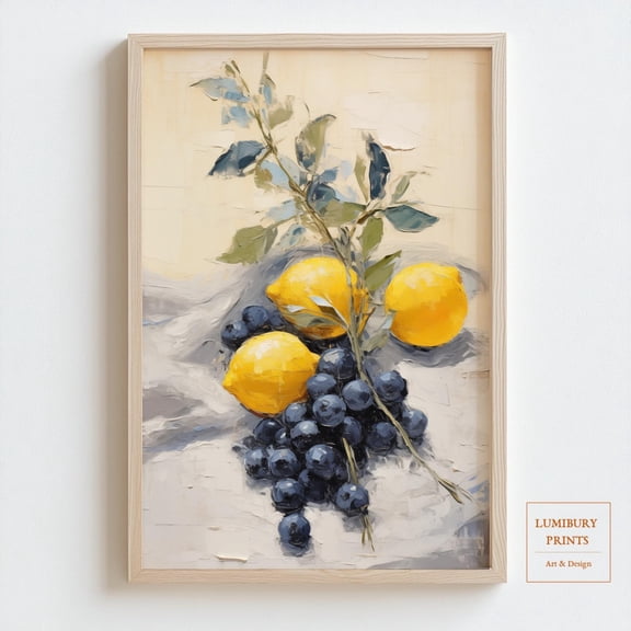 Fruit Wall Decor, Unframed Paper Poster 8x10in