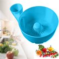 thumbnail image 1 of Fruit Washer Spinner Bowl，Fruit Cleaner Spinner，Fruit Cleaner Device，Automatic Fruit Washing Bowl With Strainer, Fruits And Veggies Cleaner Device, Multipurpose Rinse Drain Basket For Kitchen Sink, 1 of 5