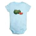 thumbnail image 1 of Fruit Watermelon Image Print Rompers For Babies, Newborn Baby Unisex Bodysuits, Infant Jumpsuits, Toddler 0-24 Months Kids One-Piece Oufits (Blue, 12-18 Months), 1 of 4