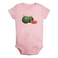 thumbnail image 1 of Fruit Watermelon Image Print Rompers For Babies, Newborn Baby Unisex Bodysuits, Infant Jumpsuits, Toddler 0-24 Months Kids One-Piece Oufits (Pink, 18-24 Months), 1 of 4