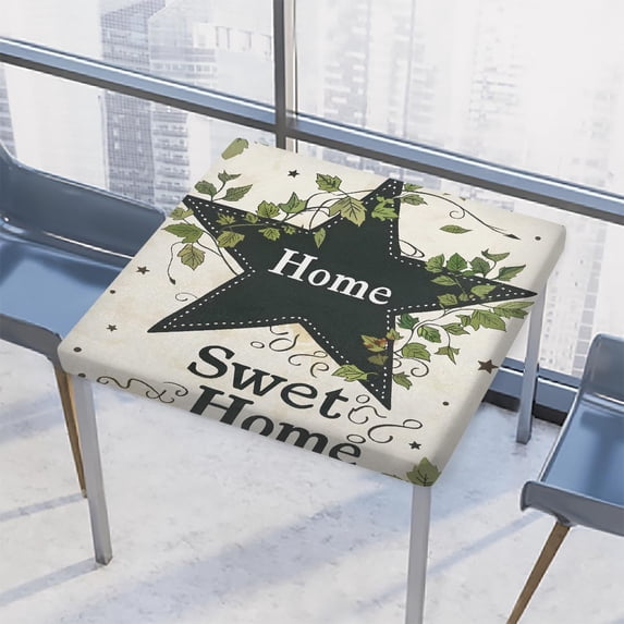 Fruit Watermelon Sweet Square Tablecloth with Elastic Outdoor Tablecloths Tables Waterproof Stain-Resistant Wipeable Table Cover for Kitchen Patio Picnic,Camping,Dinner 34x34inch