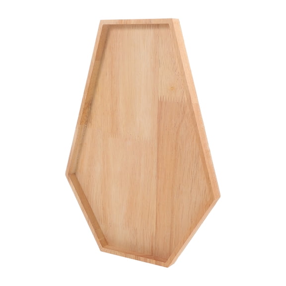 POPETPOP Snack Trays for Party Wooden Serving Tray with Handles 1Pack