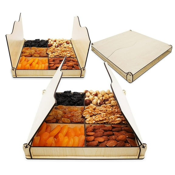 Fruit and Nuts Food Baskets, Customer Gift Box, Birthday, Holiday, Christmas, Secret Garden's