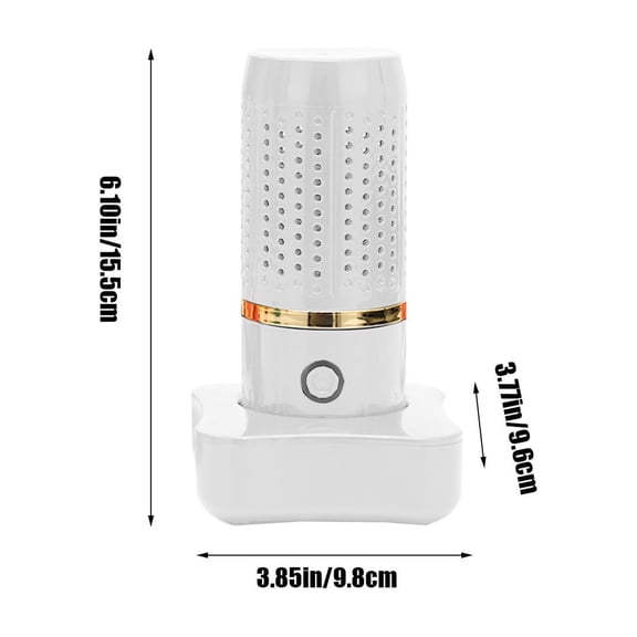 Fruit and Vegetable Purifier Cleaner,Portable Waterproof Fruit Washing Machine for Cleaning Veggie Grains Rice Meat Seafood,White