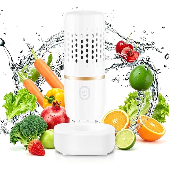 Fruit and Vegetable Purifier Cleaner Washing Machine Capsule Shape Disinfection OH-ion Purification Technology for Cleaning Grains Rice Meat Seafood