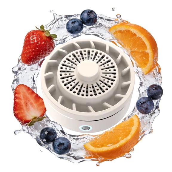 Fruit and Vegetable Purifier Machine, 4.3x4.3x2.4 Inch OH ion Cleaner, Portable Food Detox for Home Kitchen