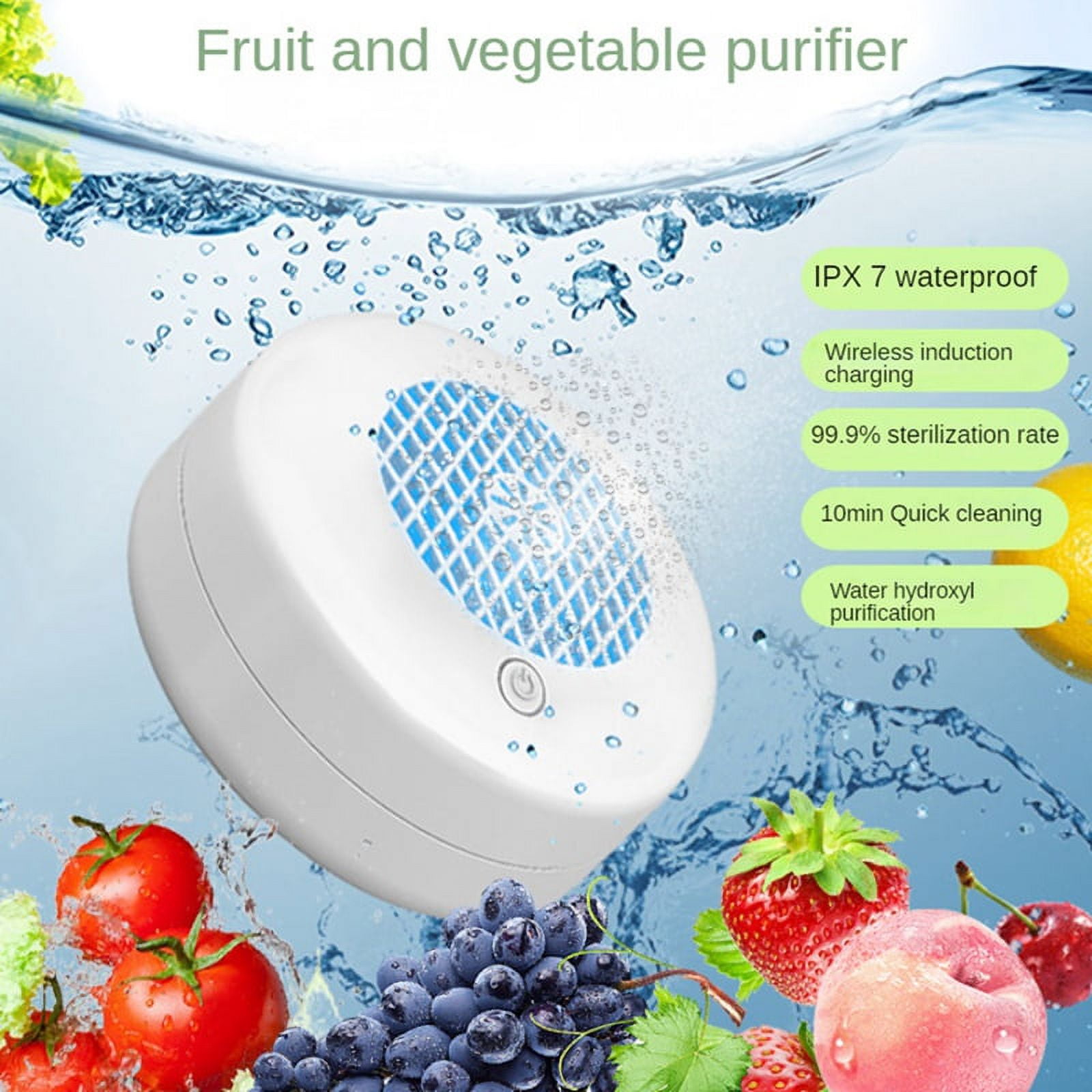 Fruit and Vegetable Wash Machine Portable Fruit Cleaner Purifier USB
