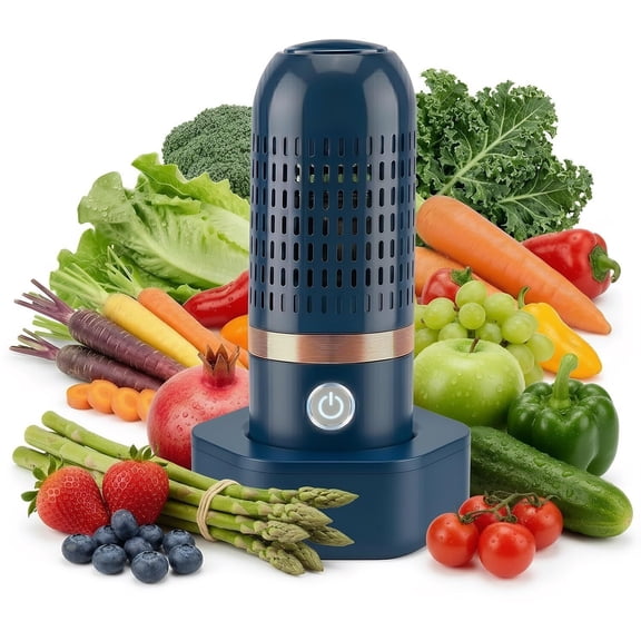Fruit and Vegetable Washing Machine, Portable Produce Cleaner with USB Rechargeable IPX7 Waterproof Design for Fruits, Vegetables, Seafood and Meat