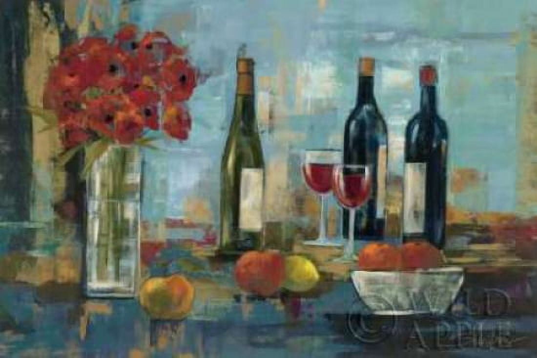 Fruit and Wine Canvas Art - Silvia Vassileva (24 x 36)