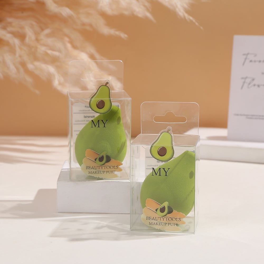 Fruit beauty eggs powder puff boxed soft no powder eggs dry and wet