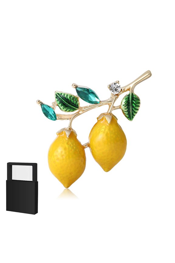 Fruit brooch,Decorative Brooch, Elegant Versatile Accessory for Dress Suit or Sweater,Comes with Gift Box ﻿