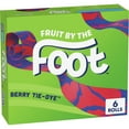 thumbnail image 1 of Fruit by the Foot Fruit Flavored Snacks, Berry Tie-Dye, 4.5 oz, 6 ct (Pack of 8), 1 of 5